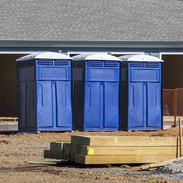 is there a specific order in which to place multiple portable toilets in Paint Lick Kentucky